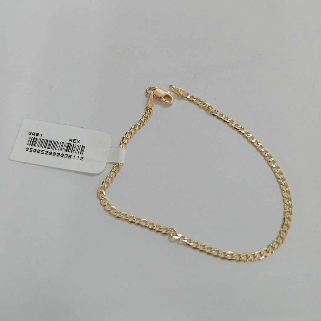 PULSERA BARBADA 14K 18 CM 2 GR (NUEVO)