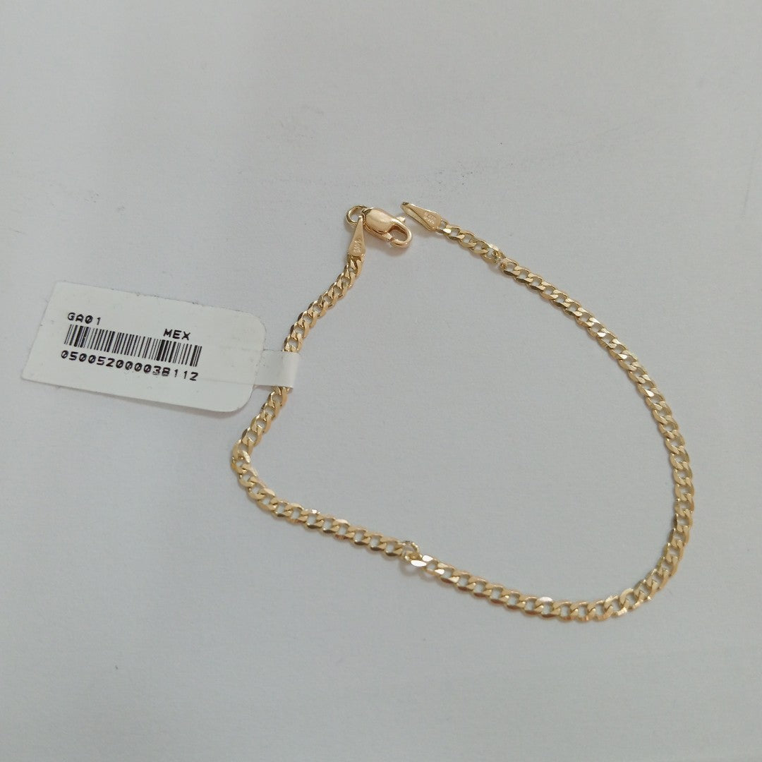 PULSERA BARBADA 14K 18 CM 2 GR (NUEVO)