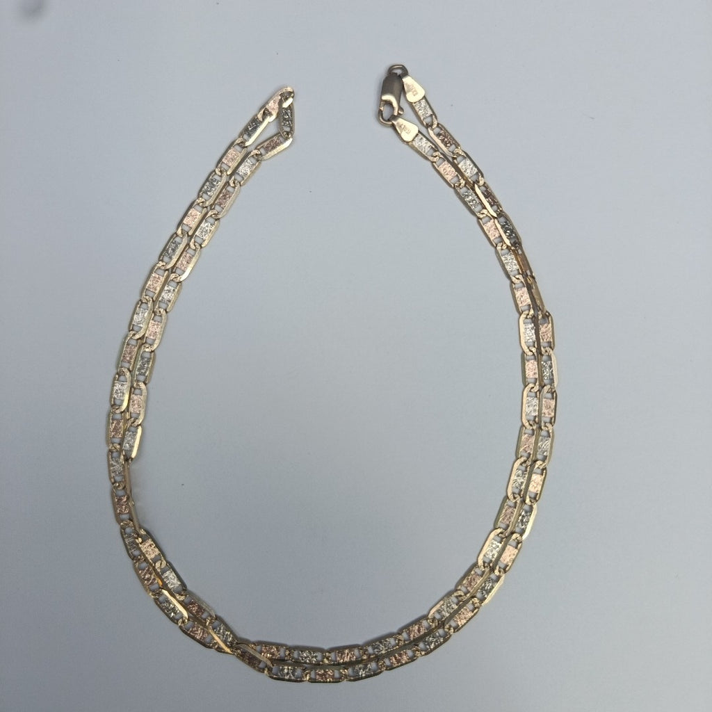 CADENA ORO,ORO COMBINADO 14 K 14,00 GRMS (SEMINUEVO)