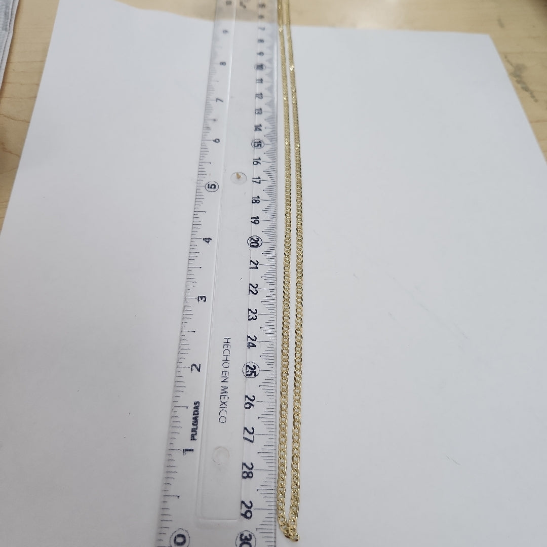 CADENA BARBADA 14K 60 CM 6 GR (NUEVO)