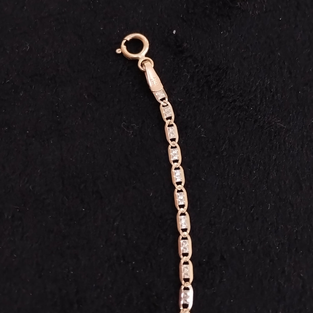 PULSERA RIGIDA ORO 14 K 1,10 GRMS (SEMINUEVO)