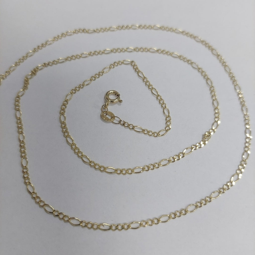 CADENA TEJIDO 3X1 14K 55 CM 2.3 GR (NUEVO)