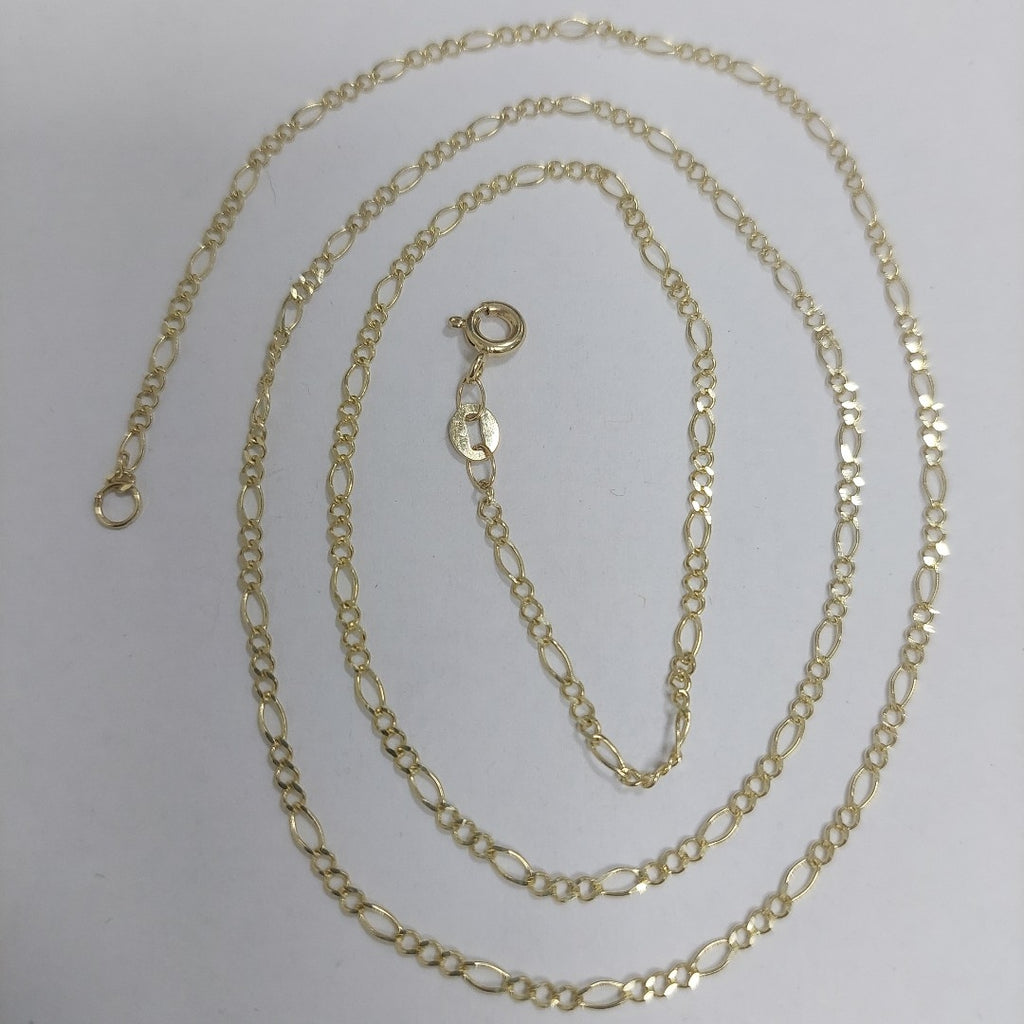 CADENA TEJIDO 3X1 14K 55 CM 2.3 GR (NUEVO)