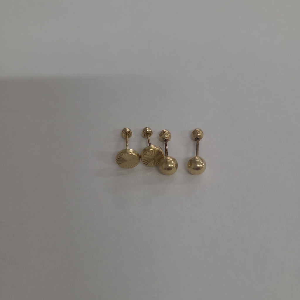 BROQUELES PAR ORO 10 K 0.3 GRMS (SEMINUEVO)