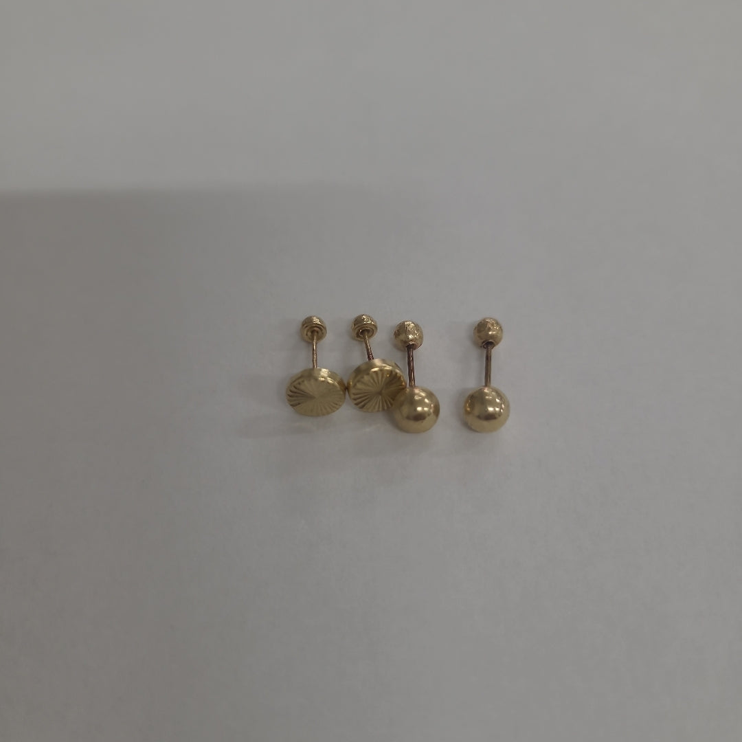 BROQUELES PAR ORO 10 K 0.3 GRMS (SEMINUEVO)