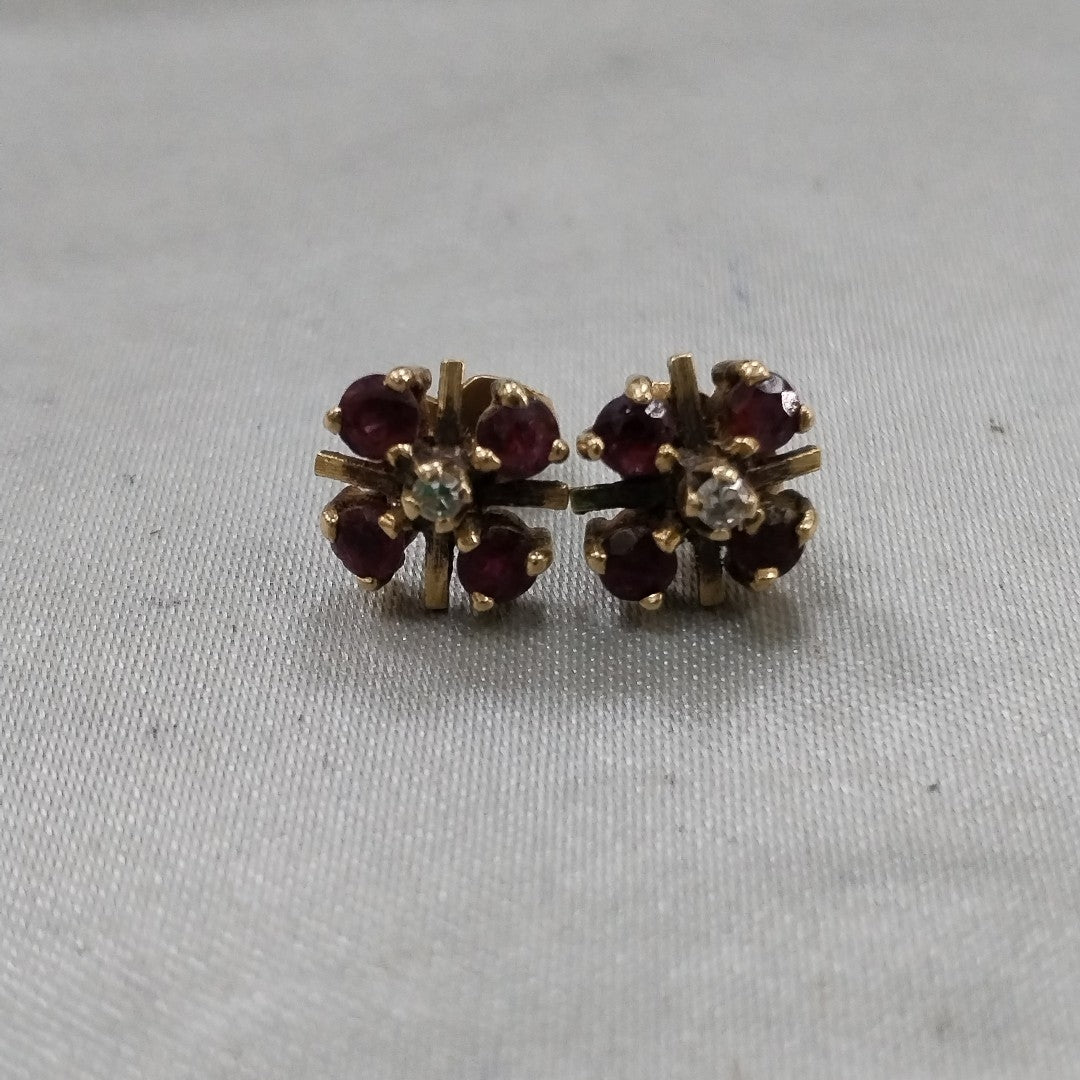 ARETES PAR ORO 14 K 2,20 GRMS (SEMINUEVO)
