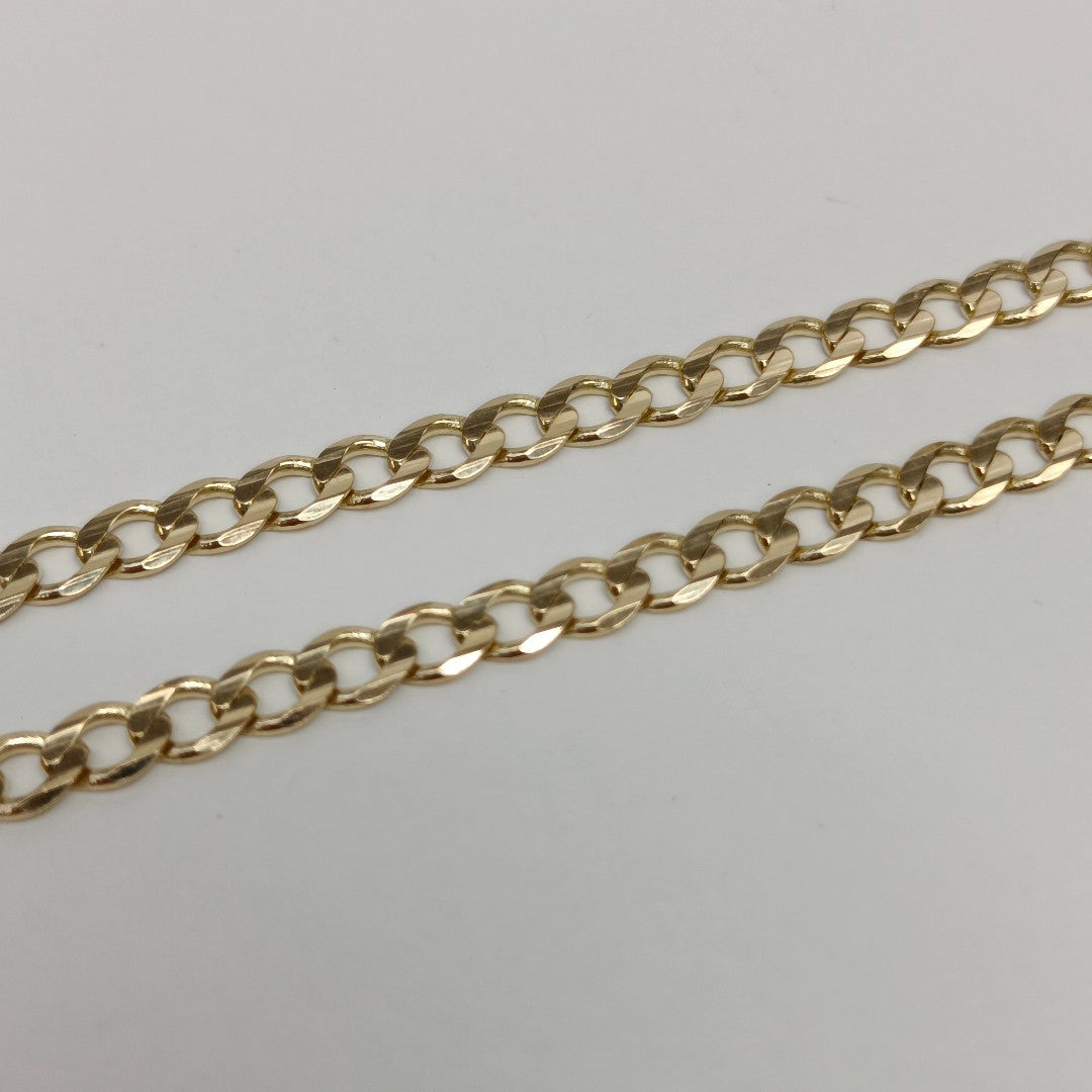 PULSERA BARBADA 14K 21 CM 5.1 GR (NUEVO)