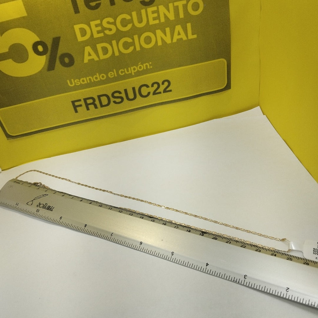 CADENA ORO 14 K 2.4 GRMS (SEMINUEVO)