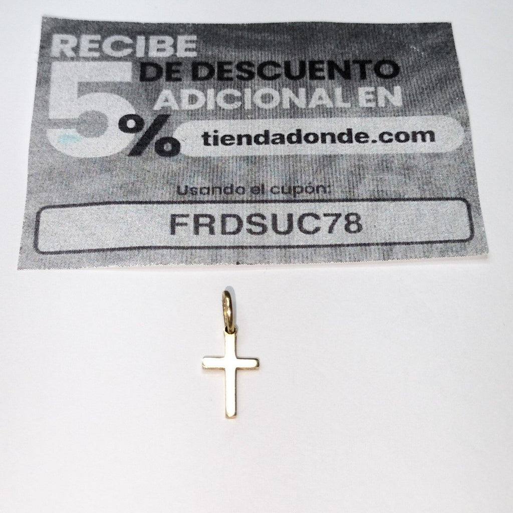 CRUZ, DIJE ORO 14 K 0.5 GRMS (SEMINUEVO)