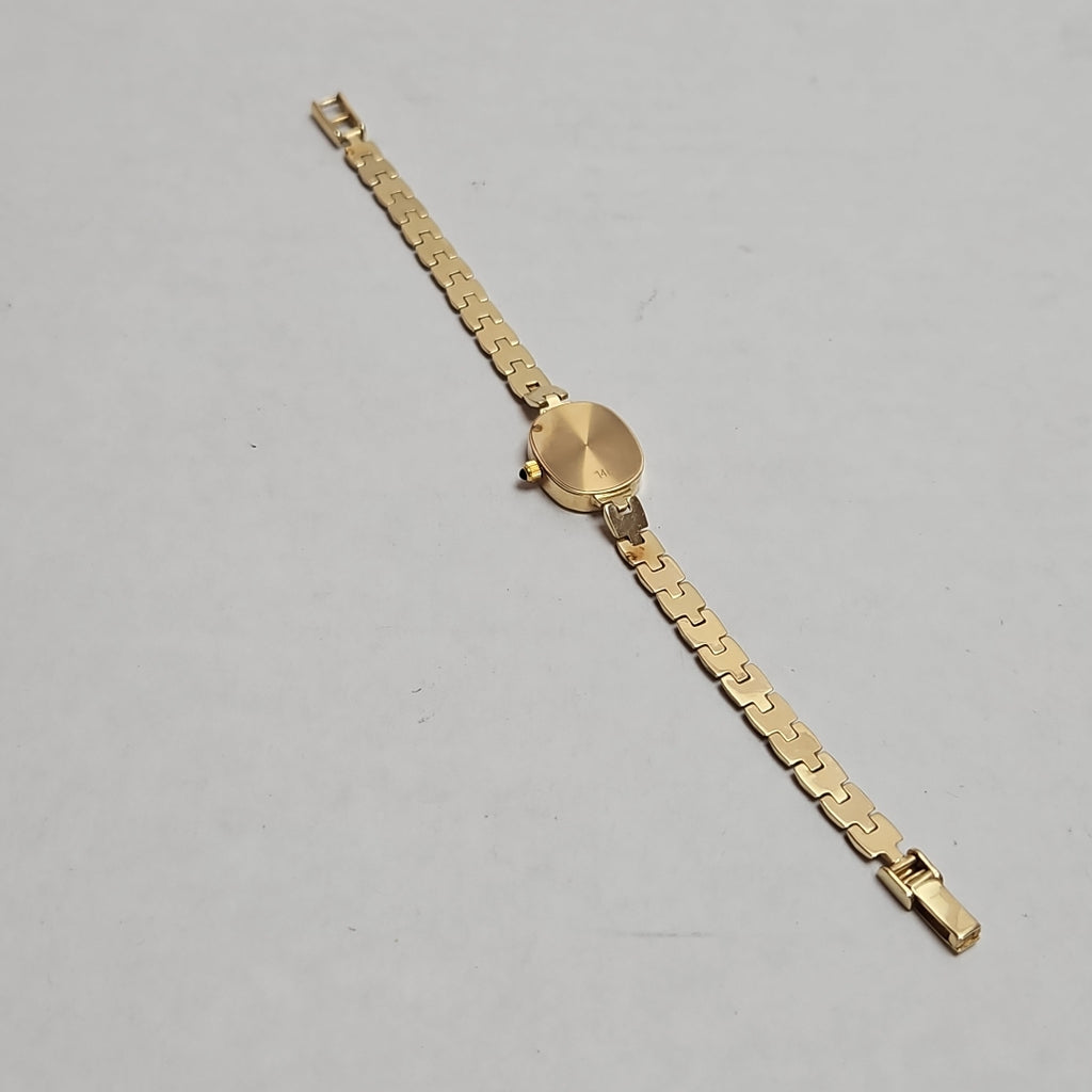 RELOJ CAJA Y PULSO ORO ORO 14 K 13.8 GRMS (SEMINUEVO)
