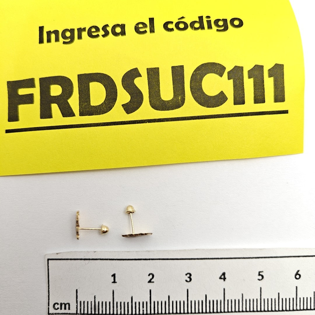BROQUELES BROQUEL FIG CAPIBARA 14K 0.2657 GR (NUEVO)