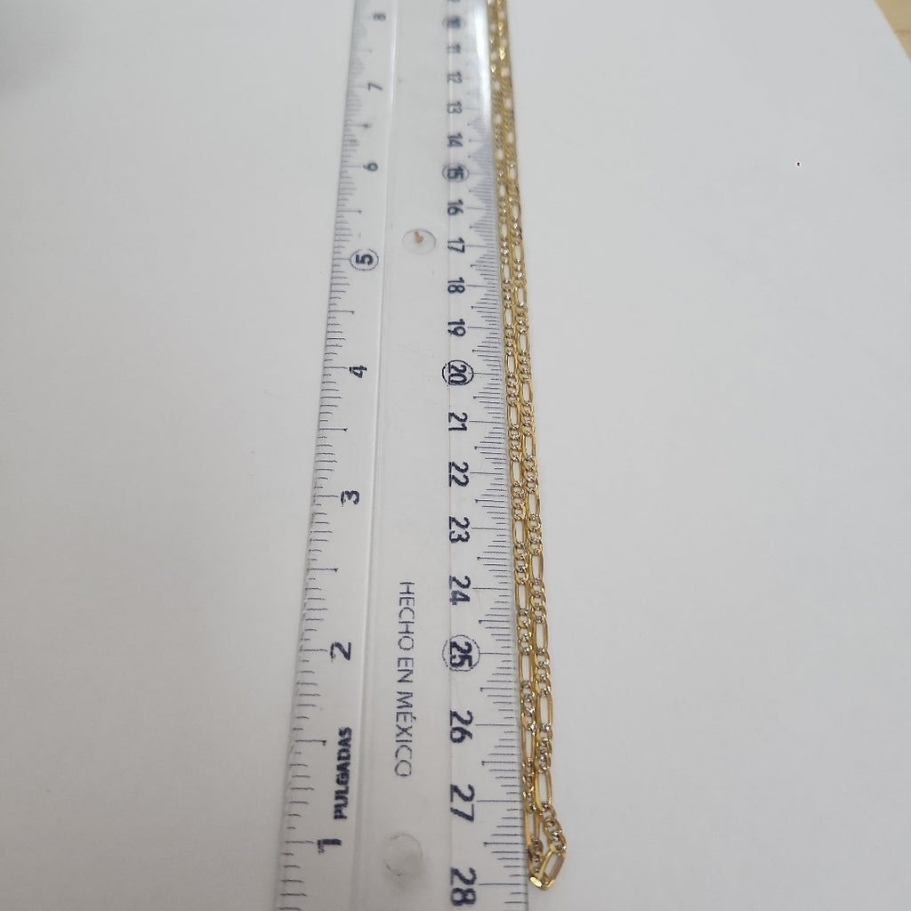 CADENA 3X1 DIAMANTADA 14K 55 CM 4.7 GR (NUEVO)