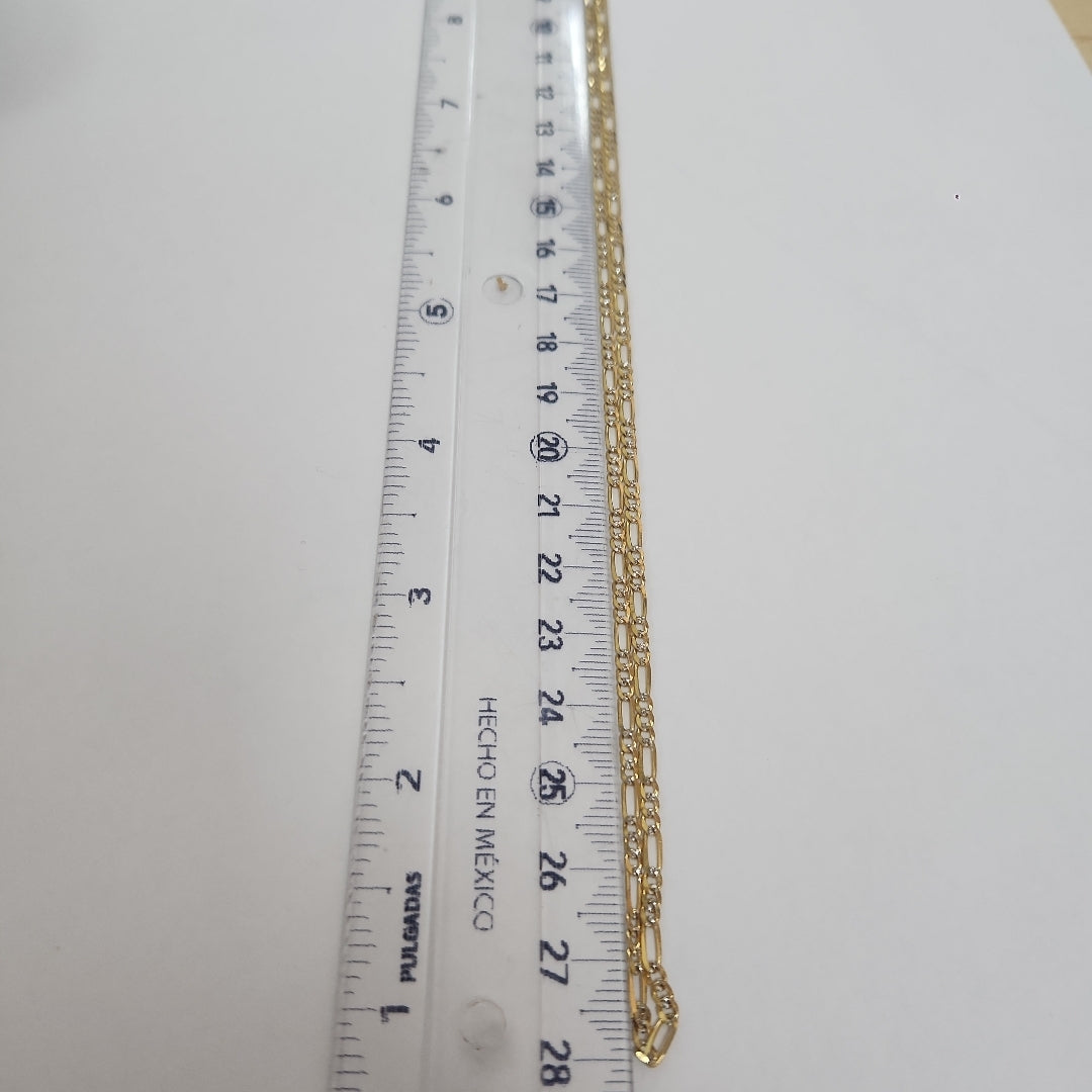 CADENA 3X1 DIAMANTADA 14K 55 CM 4.7 GR (NUEVO)