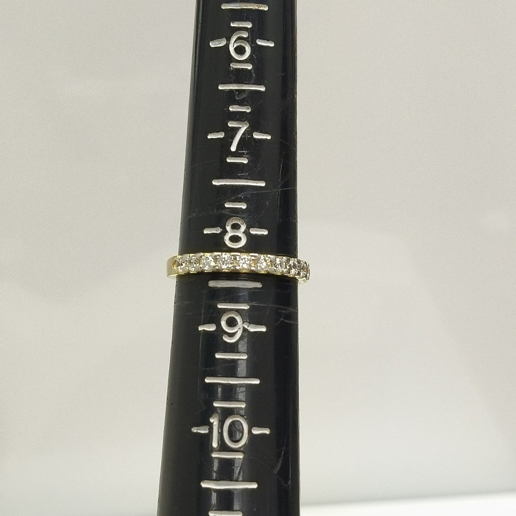 ANILLO ANILLITO MEDIA CHURUMBELA 14K 8 TALLA 2.1 GR (NUEVO)