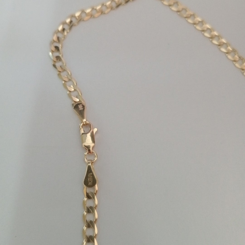 CADENA BARBADA 14K 55 CM 12.6 GR (NUEVO)