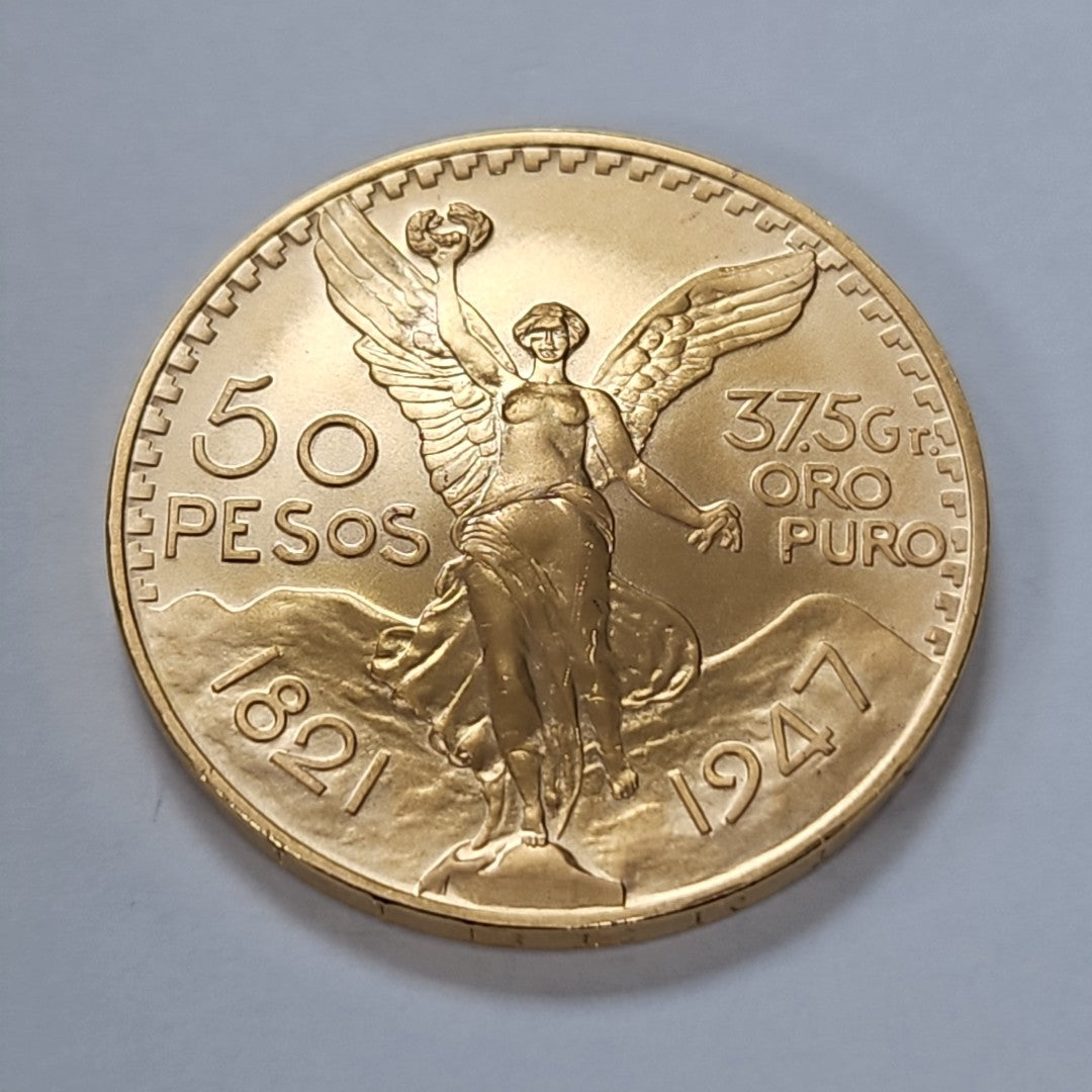 K1 41,67 GRMS 21 K IDENTIFICACIÓN MONEDA NOMINATIVA MONEDAS PESOS 50 PESOS (SEMINUEVO)