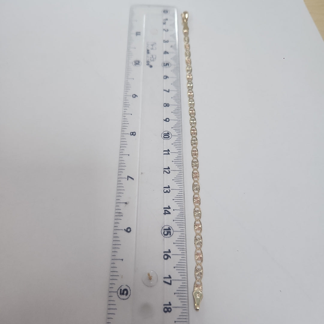 PULSERA GUCHI 14K 18 CM 2.9 GR (NUEVO)