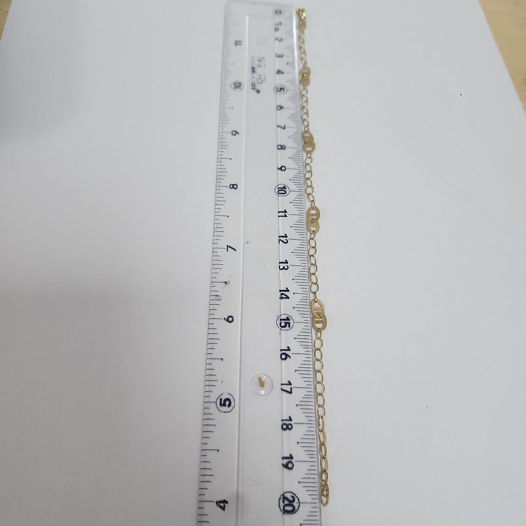 PULSERA ESPECIAL 14K 21 CM 1.8 GR (NUEVO)