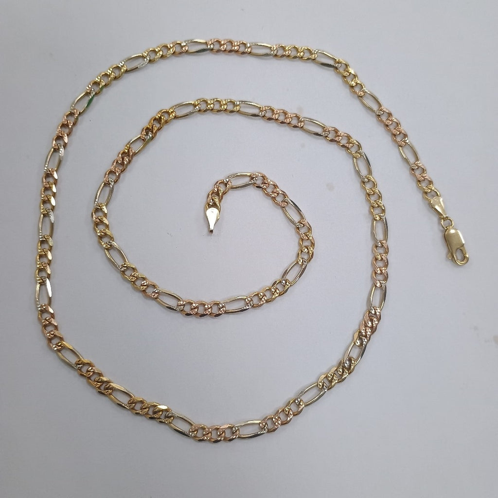 CADENA ORO COMBINADO 14 K 21.2 GRMS (SEMINUEVO)
