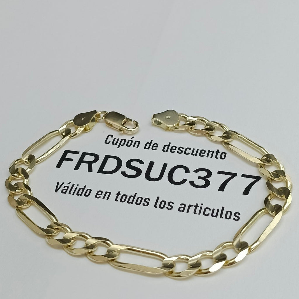PULSERA 3X1 14K 21 CM 14.6 GR (NUEVO)
