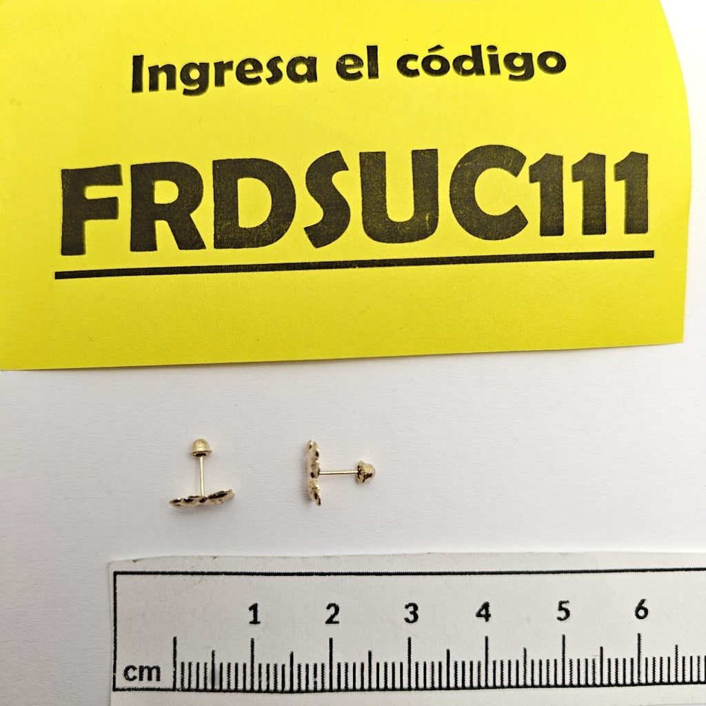 BROQUELES BROQUEL FIG OSO 14K 0.2592 GR (NUEVO)