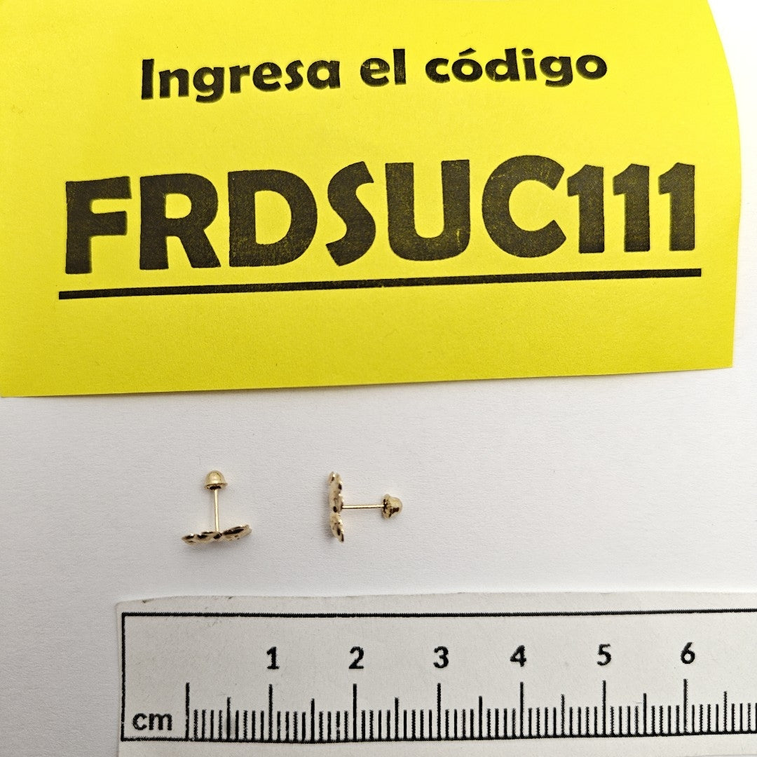 BROQUELES BROQUEL FIG OSO 14K 0.2592 GR (NUEVO)