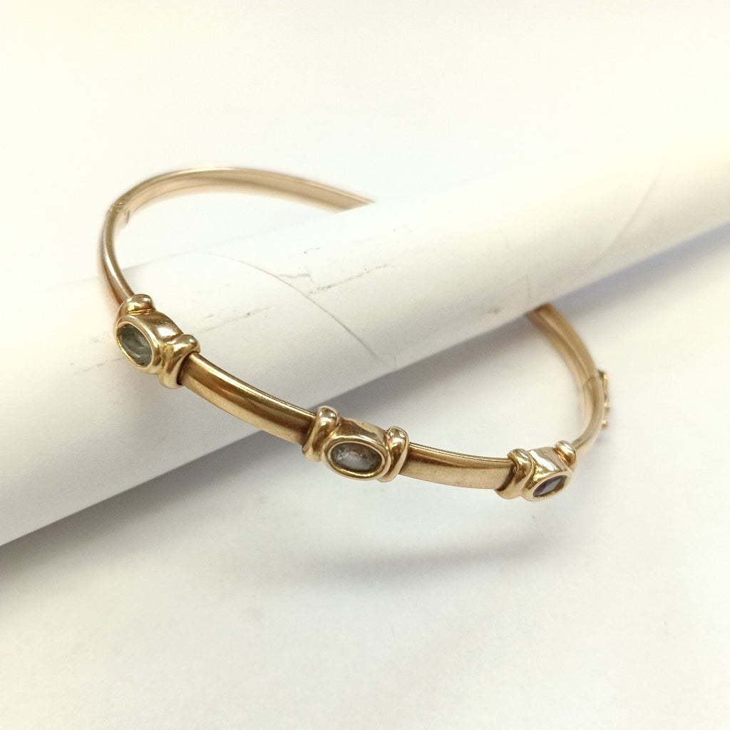 PULSERA RIGIDA ORO, ORO COMBINADO 14 K 7.5 GRMS (SEMINUEVO)