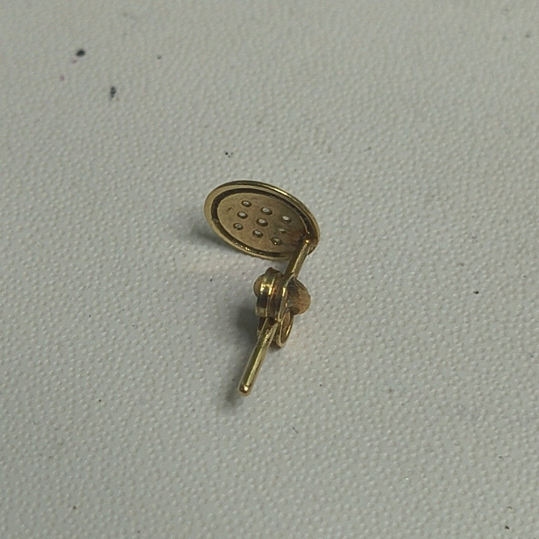 BROQUELES PAR ORO 14 K 0,80 GRMS (SEMINUEVO)