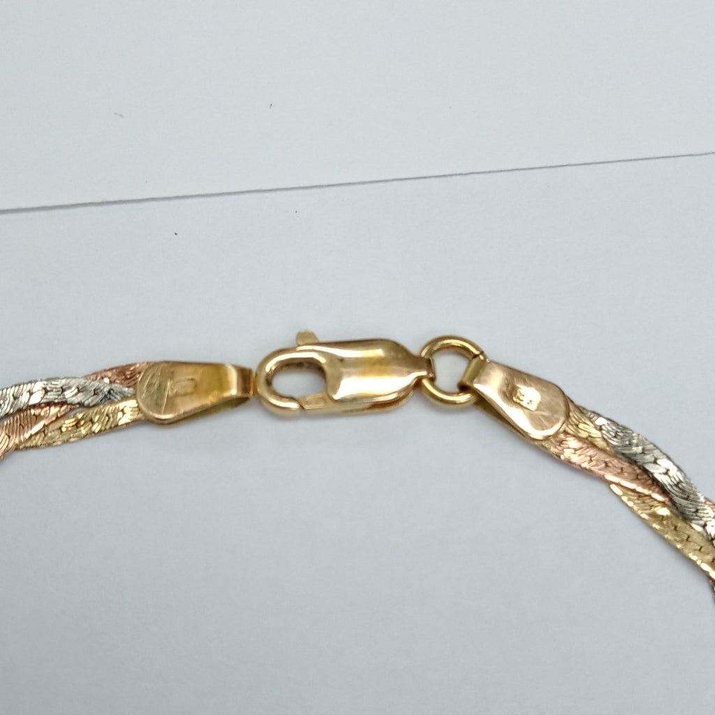 PULSERA ORO, ORO COMBINADO 14 K 1.2 GRMS (SEMINUEVO)