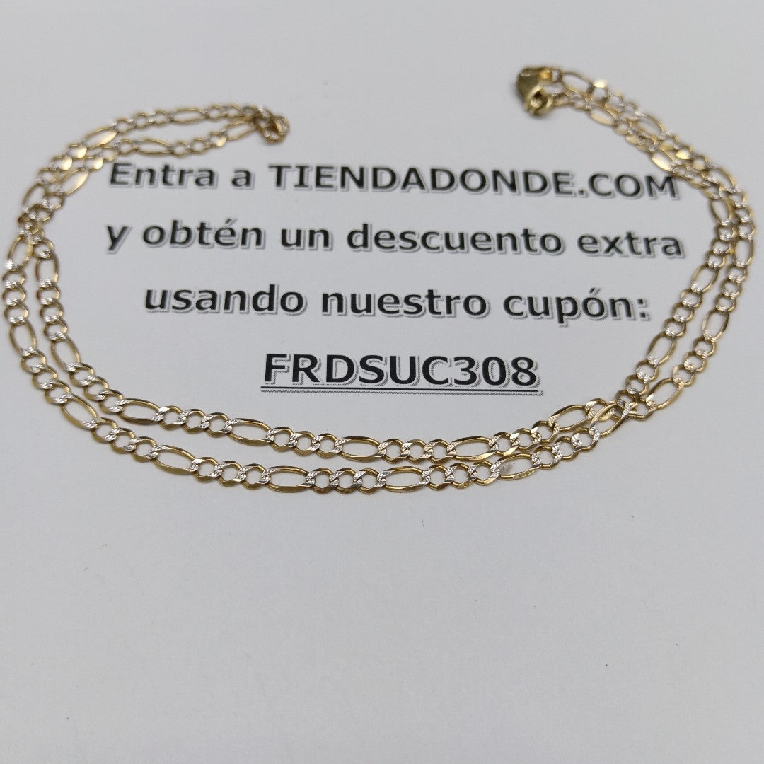 CADENA ORO,RODIADO 14 K 7,70 GRMS (SEMINUEVO)
