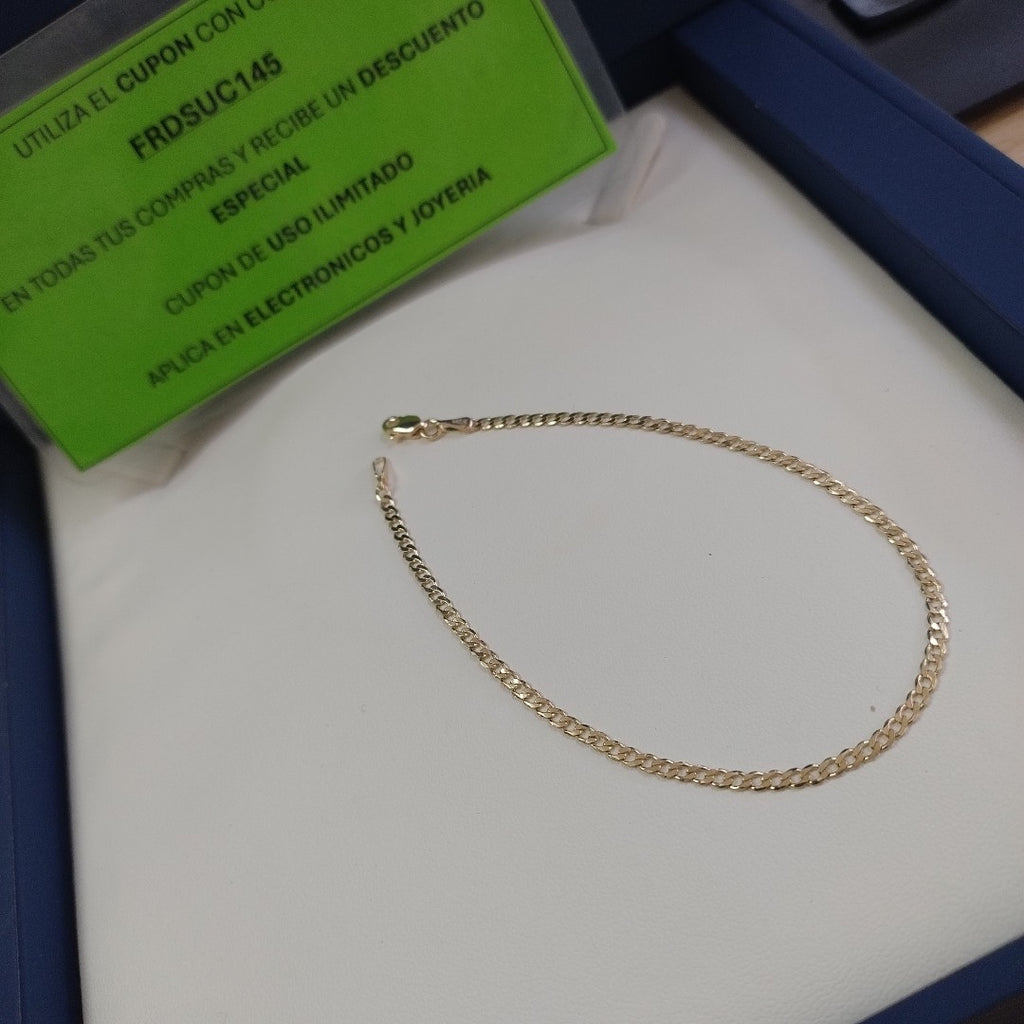 PULSERA BARBADA 14K 21 CM 2.3 GR (NUEVO)