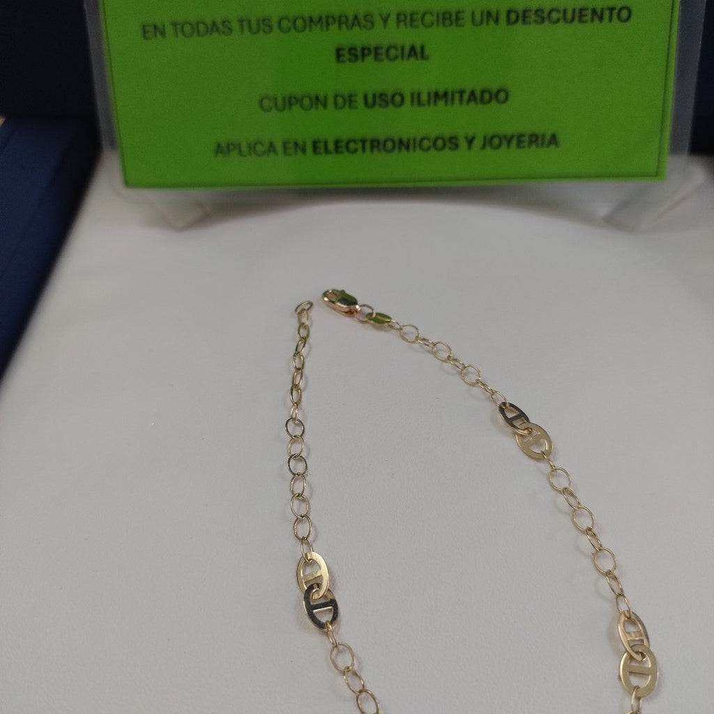 PULSERA ESPECIAL 14K 21 CM 1.9 GR (NUEVO)