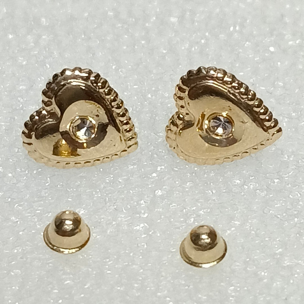 BROQUELES BROQUEL FIG CORAZON C CIRCONIA 14K 0.2614 GR (NUEVO)