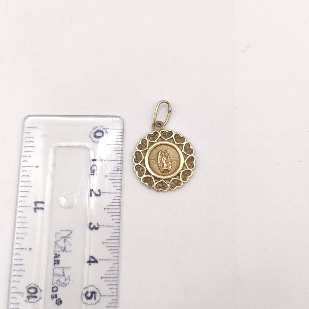 MEDALLA RELIGIOSA ORO 10 K 2.5 GRMS (SEMINUEVO)