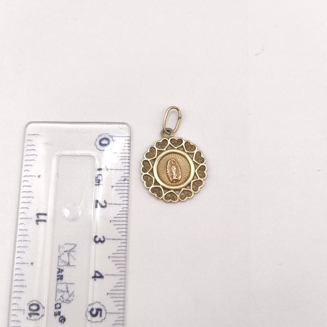 MEDALLA RELIGIOSA ORO 10 K 2.5 GRMS (SEMINUEVO)