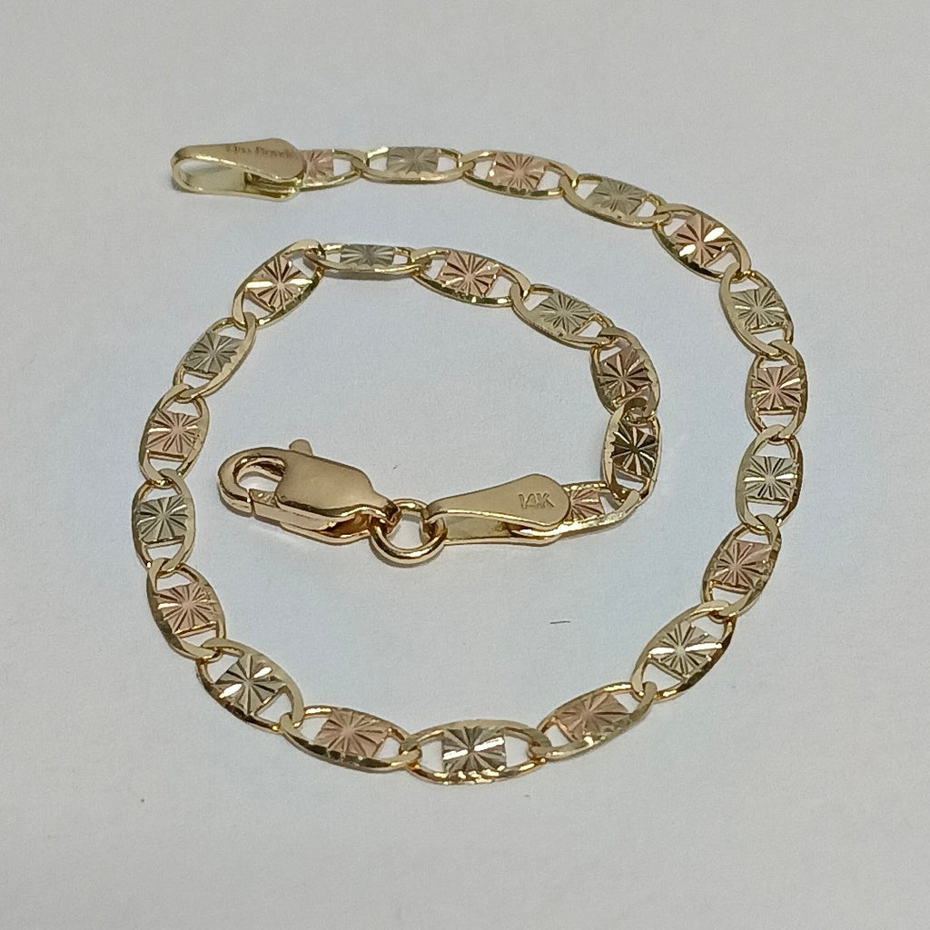 PULSERA GUCHI 14K 18 CM 2.9 GR (NUEVO)
