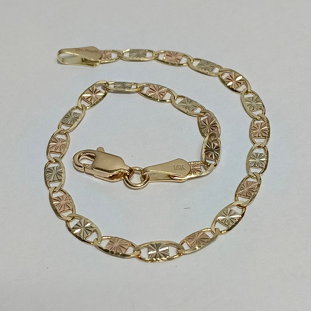 PULSERA GUCHI 14K 18 CM 2.9 GR (NUEVO)
