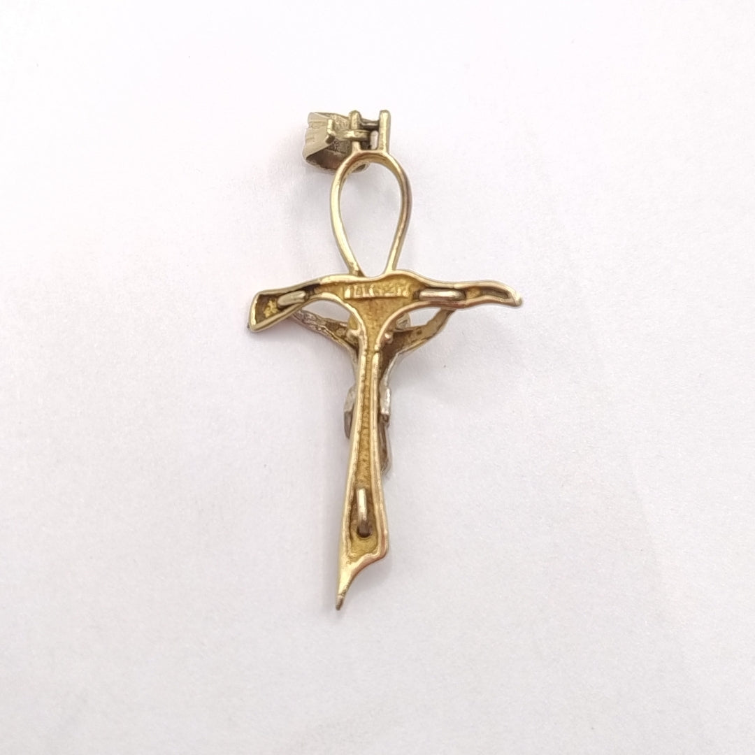 CRUCIFIJO ORO 14 K 2.6 GRMS (SEMINUEVO)
