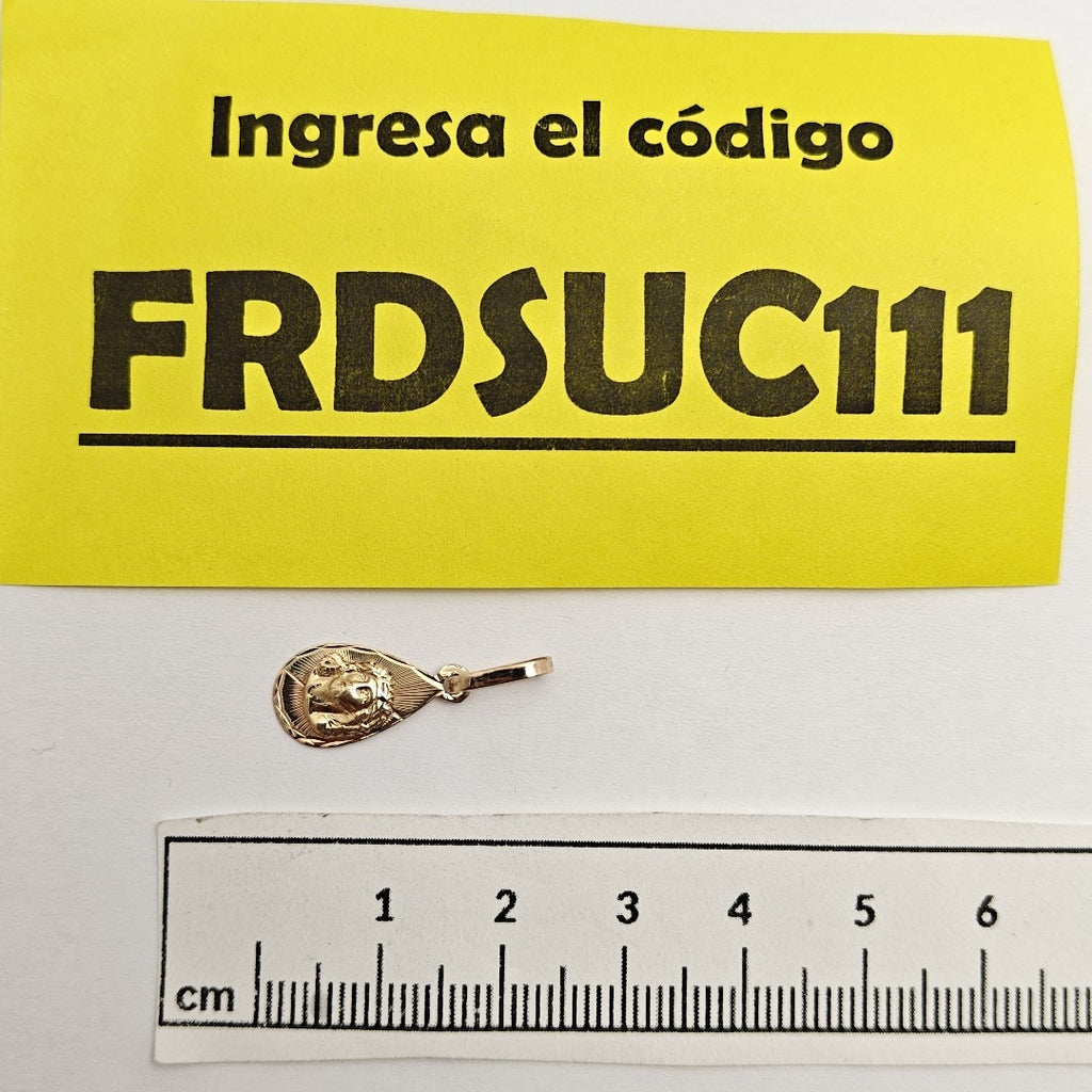 MEDALLA RELIGIOSA ORO COMBINADO 14 K 0,80 GRMS (SEMINUEVO)