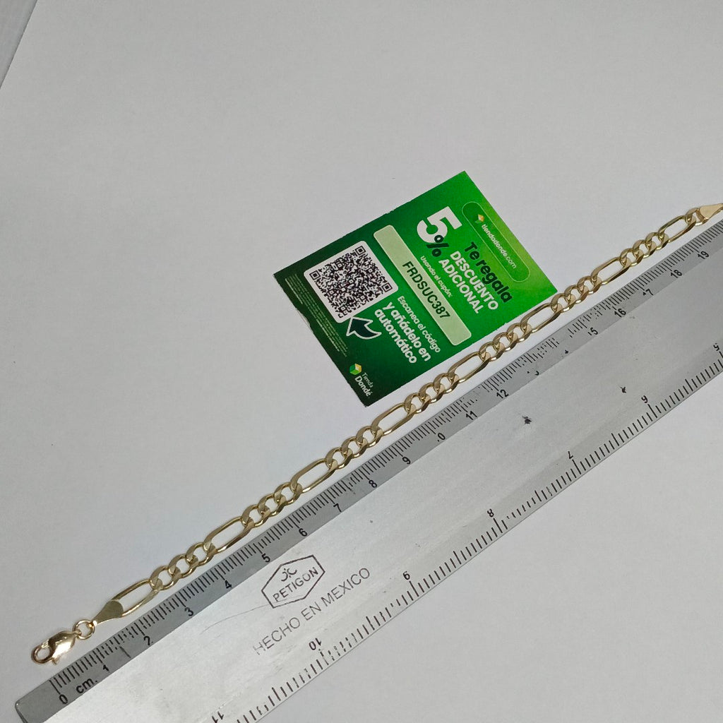 PULSERA 3X1 14K 21 CM 6.5 GR (NUEVO)