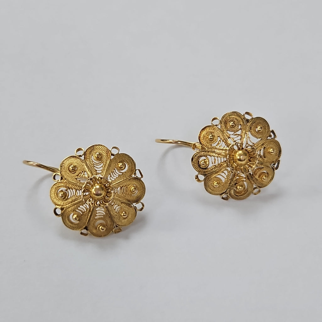 ARETES PAR ORO 10 K 3.3 GRMS (SEMINUEVO)