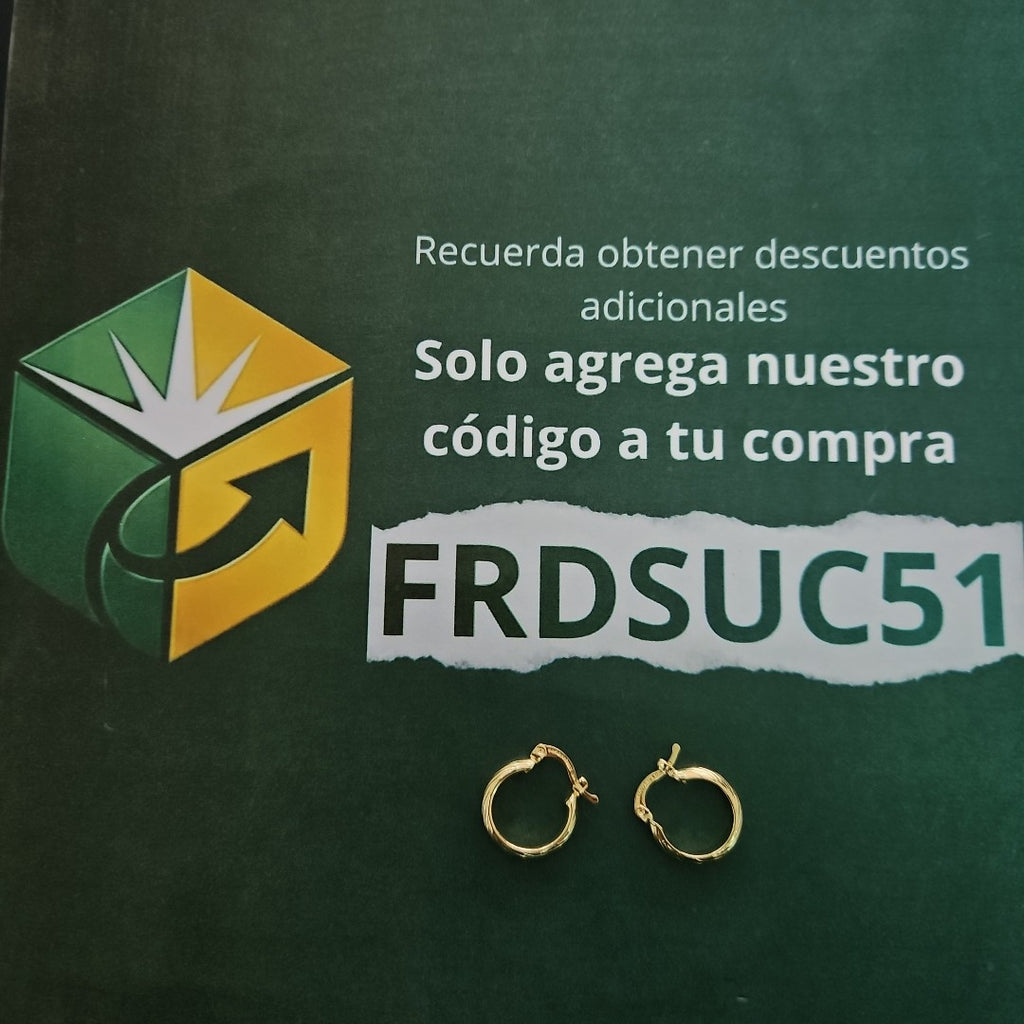 ARETES ARRACADA ASTRIADA 14K 1.7 GR (NUEVO)
