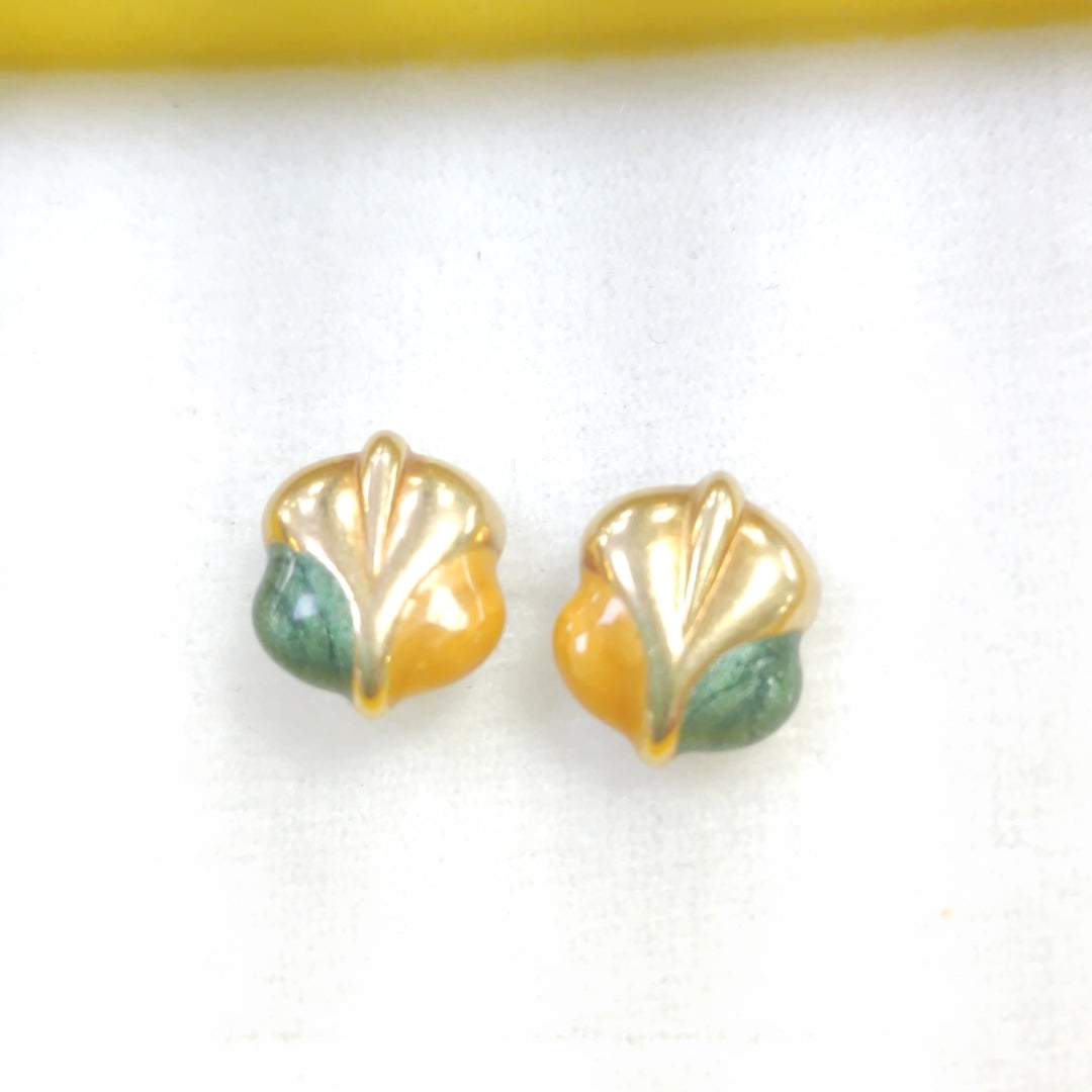 ARETES PAR ORO 14 K 1.8 GRMS (SEMINUEVO)
