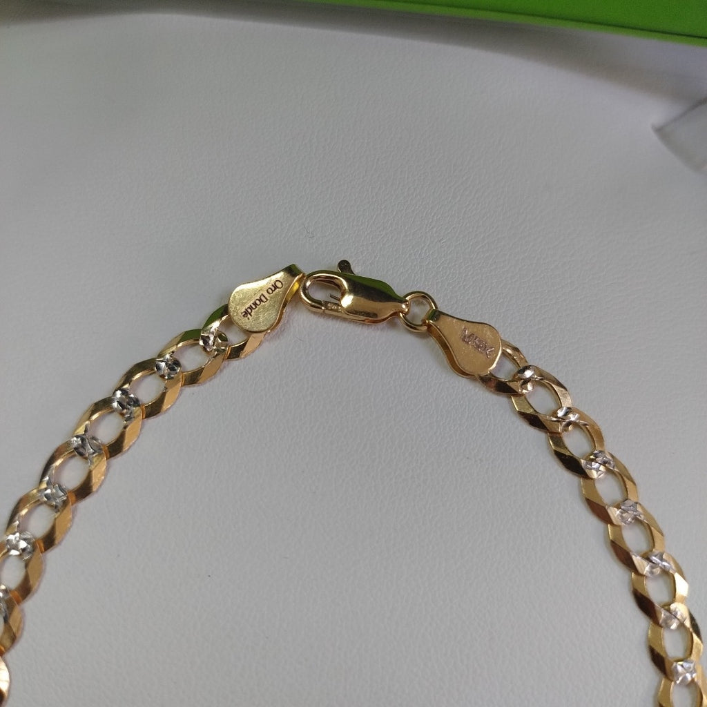 PULSERA BARBADA 14K 21 CM 6.3 GR (NUEVO)