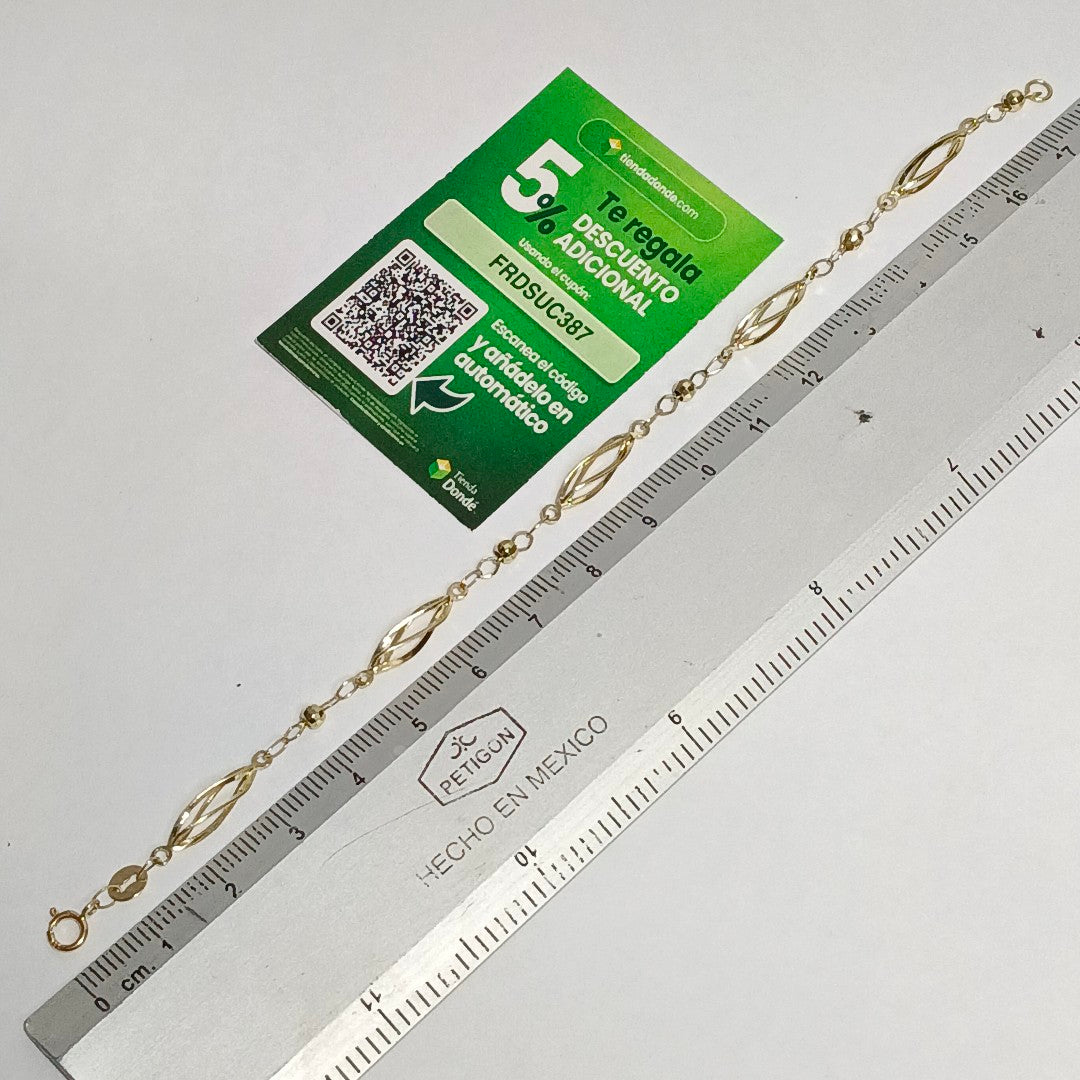 PULSERA ESPECIAL 14K 18 CM 2.1 GR (NUEVO)