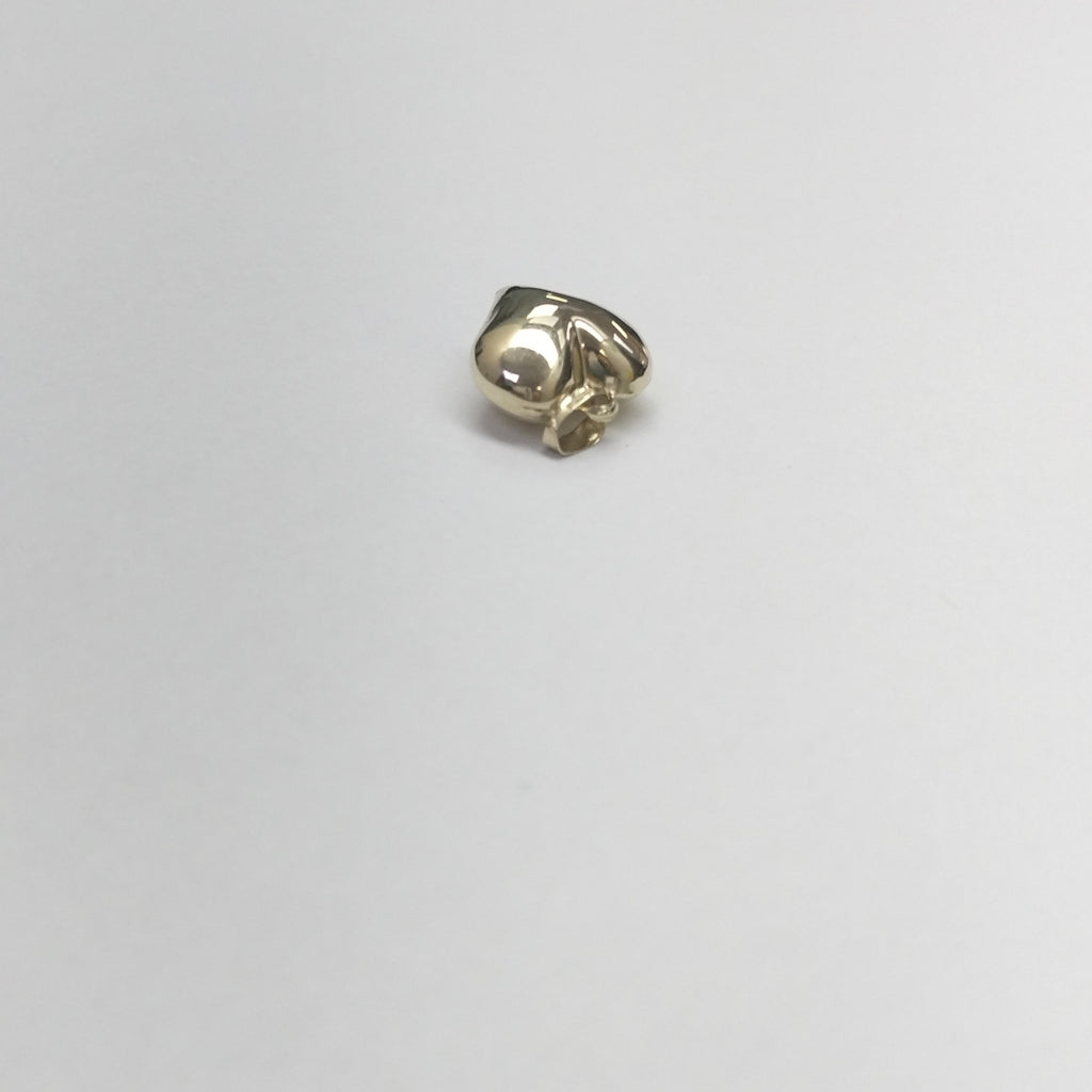 DIJE TEJIDO CORAZON LISO 14K 1.1 GR (NUEVO)