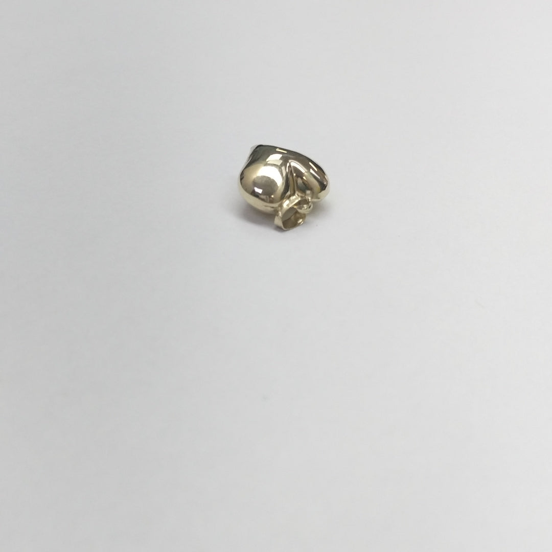 DIJE TEJIDO CORAZON LISO 14K 1.1 GR (NUEVO)