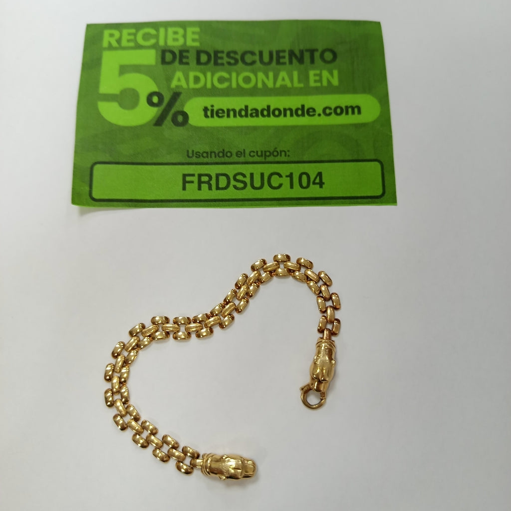 PULSERA ORO 14 K 16.1 GRMS (SEMINUEVO)