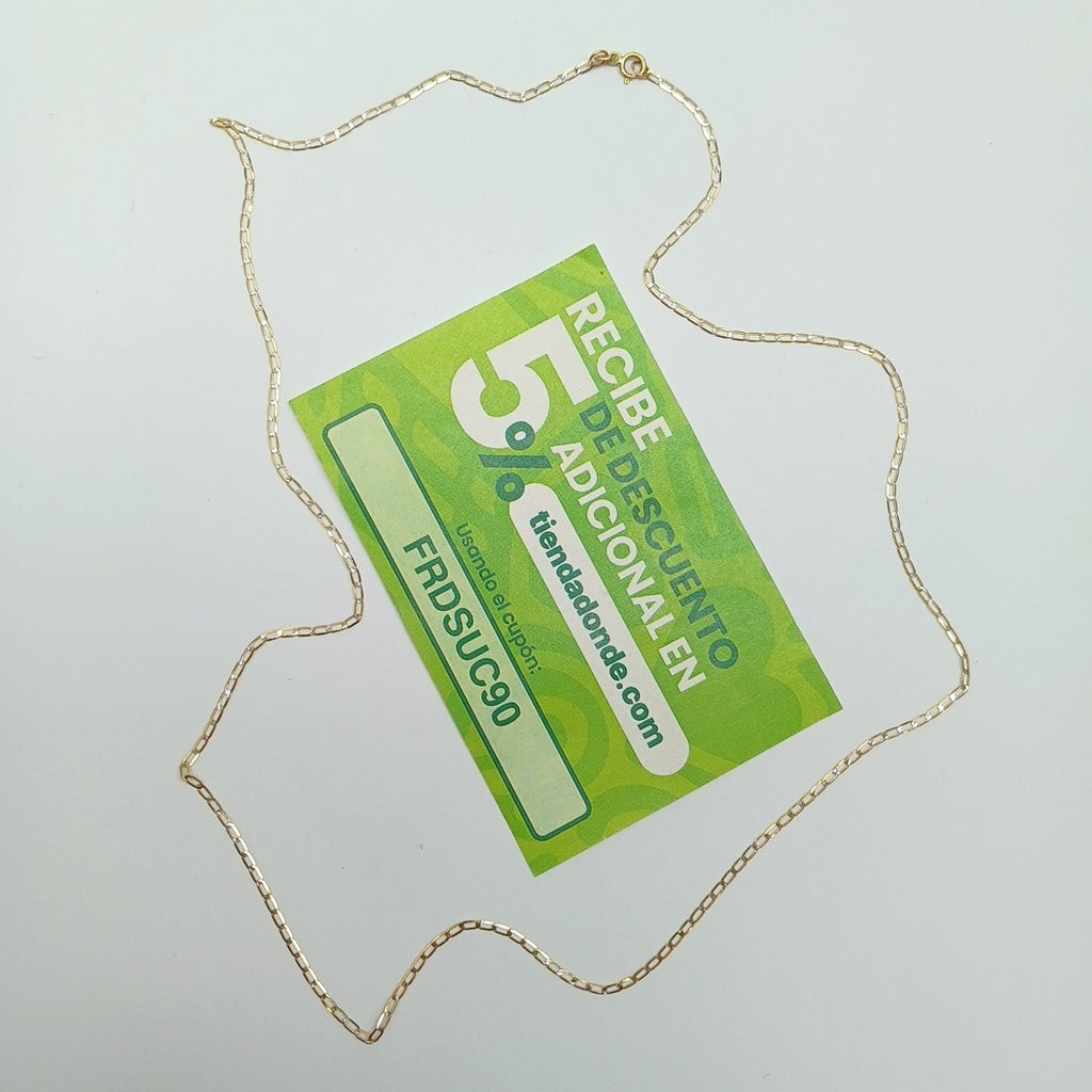 CADENA ORO 14 K 1.4 GRMS (SEMINUEVO)