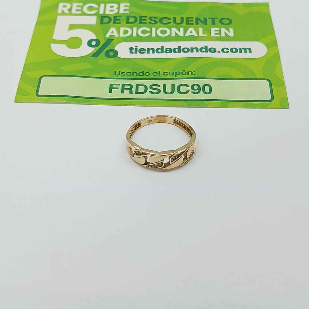 ANILLITO ORO 14 K 2.6 GRMS (SEMINUEVO)